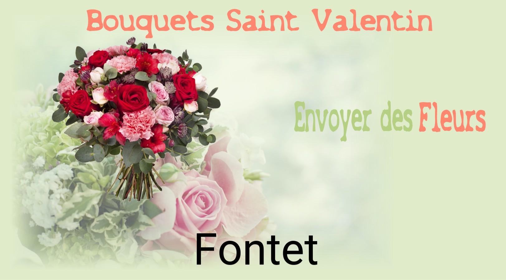 Roses de Saint-Valentin livrées à Fontet